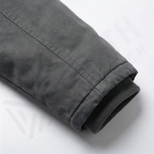Veste en polyester personnalisée pour homme, capuche amovible, manteaux d'hiver doublés de fourrure, parka matelassée pour homme, coupe-vent, lourd, extérieur - Product Image 6