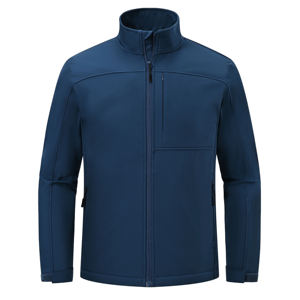 Chaqueta Softshell de alta calidad para hombre, para deportes de invierno al aire libre, escalada, Camping, cuello levantado, chaqueta térmica transpirable para hombre - Product Image 2