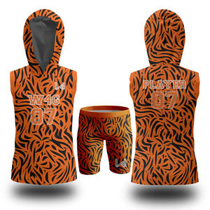 Maillots de football américain 7 contre 7 personnalisés avec logo, ensembles pour hommes, respirants, grande taille, antibactériens, séchage rapide, uniformes avec logo frontal, uniforme 7V7 - Product Image 6