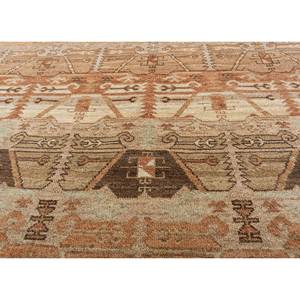 พรมขนสัตว์ถักมือสีเบจและสีน้ำตาล รุ่น Lnr-3112 ลายเรขาคณิต รูปทรงสี่เหลี่ยมผืนผ้า สำหรับตกแต่งบ้าน ห้องนั่งเล่น หรือใช้ในทางเดิน - Product Image 3