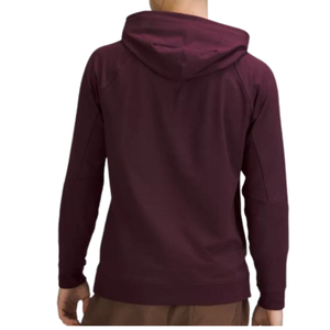 Vente en gros 100% sweats à capuche à manches raglan en molleton de coton pour hommes personnalisable motif solide côtelé bas de poignets hiver teint en plaine - Product Image 5