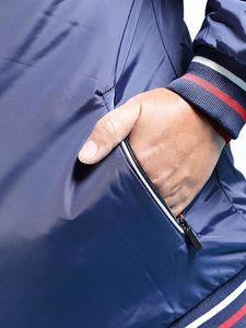 Puffer <b>Jacket</b> OEM Customized Men's Wholesale Winter Wear Puffer <b>Jacket</b> <b>Denim</b> Blue Colour <b>Jackets</b> For Men's - Product Image 5