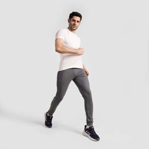 Venta al por mayor Slim Fit Solid Casual Fitness Track Joggers Logotipo privado Precio bajo Gimnasio Fitness Pantalones Joggers - Product Image 5