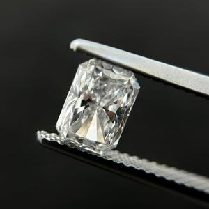 Diamante cultivado en laboratorio de corte esmeralda de 3x2mm, Diamante de 0,08 CT para anillo de compromiso o fabricación de joyas, Joyería de diamantes - Product Image 5