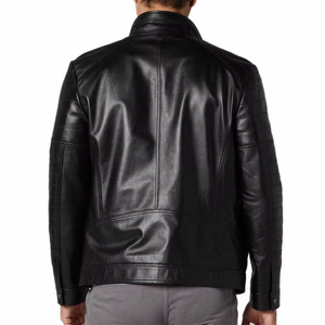 2026 Hot Selling Best Price Streetwear Style <b>Men's</b> <b>Slim</b> <b>Fit</b> Leather <b>Jackets</b> Custom Color Genuine Leather <b>Jackets</b> for <b>Men</b> - Product Image 6