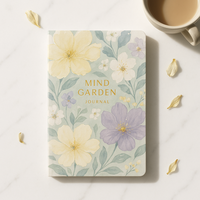 Journal de jardin intérieur LABON, pleine conscience, gratitude, réflexion, soins personnels, guérison émotionnelle et croissance personnelle, carnet d'écriture