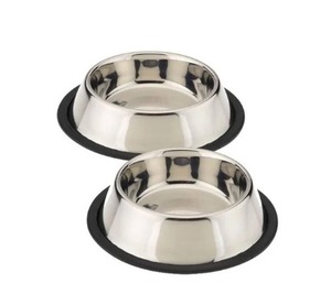 ผู้นำด้านการขายชามสแตนเลสคุณภาพสูงสำหรับสัตว์เลี้ยง ชามอาหารกันลื่นสำหรับแมวและนก เหมาะสำหรับการเดินทาง - Product Image 1