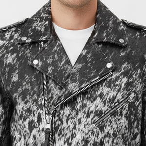 Veste en cuir de vachette grande taille pour homme, idéale pour l'extérieur, modèle hiver, best-seller à prix abordable - Product Image 5