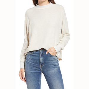 Custom Women's <b>Curved</b> <b>Hem</b> Thermal Mock Neck <b>T</b> <b>Shirt</b> <b>T</b>-<b>shirt</b> for <b>men</b> - Product Image 1