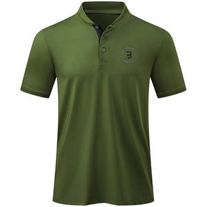Vêtements de sport décontractés simples pour hommes, polo de golf léger et respirant, polo de golf - Product Image 1