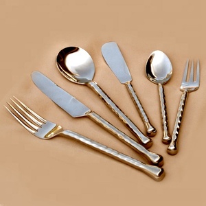 Ensemble de couverts de luxe en acier inoxydable avec nouvelle poignée faite à la main, ensemble de couverts pour restaurant, mariage, maison et hôtel - Product Image 2