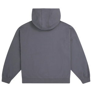 Sudaderas con capucha con hombros caídos para mujer, MOQ bajo, transpirable, estampado, antiarrugas, de punto, sudadera con cremallera de gran tamaño para mujer - Product Image 5