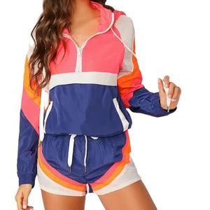 Conjunto de 2 Piezas de Chaqueta Cortavientos Sublimada con Logotipo Personalizado para Mujer, Impermeable y Resistente al Viento, HECHO POR HAIDIIII SPORTS 2026 - Product Image 1