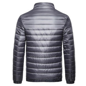 Vestes matelassées tendance pour l'hiver, vêtements décontractés, grande taille, vente en gros, logo personnalisé imprimé, veste vintage à capuche coupe-vent - Product Image 3