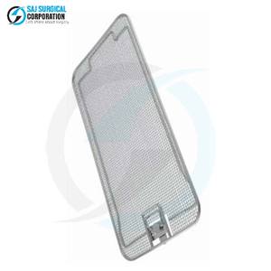 Solo Tapa para Cesta de Base Plana Din, Cubierta Quirúrgica Manual de Acero Inoxidable de Alta Calidad con Certificación CE Clase I para Hospitales y Clínicas - Product Image 4