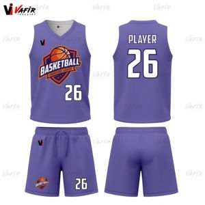 Cómodo conjunto de uniforme de baloncesto transpirable sin mangas que absorbe el sudor pantalones cortos equipo deportivo para ejercicio de verano vafir - Product Image 6
