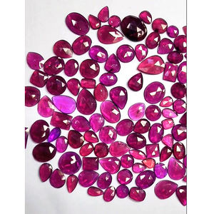 พลอยโกเมน rhodolite ธรรมชาติขนาด9มม. ถึง16มม. จำนวน122ชิ้น240ทรงรีทรงลูกแพร์จาก iroc - Product Image 4