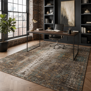 <b>Rug</b> Weavers RW7015 Beacon Taupe Modern Washable <b>Rug</b> Dropshipping Wholesale Washable Chenille 10 Sizes - Product Image 6