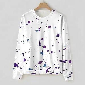 Venta al por mayor sudadera de algodón unisex Jersey estampado de soplo de gran tamaño personalizado diseño 3D peso pesado para el invierno - Product Image 3