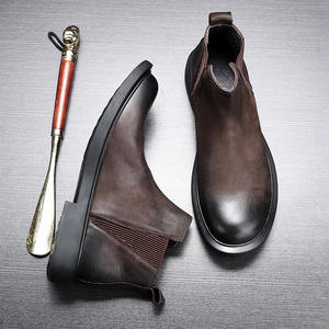 Chaussures Oxford en cuir de vachette pleine fleur avec talon amorti et design antidérapant, chaussures habillées pour hommes, chaussures en cuir - Product Image 2