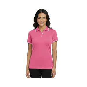 Camiseta Polo Casual para Mujer al por Mayor, Tejida, 180 GSM, Logotipo Digital Impreso Personalizado, Sólida, Transpirable, Antibolitas, de Secado Rápido - Product Image 1