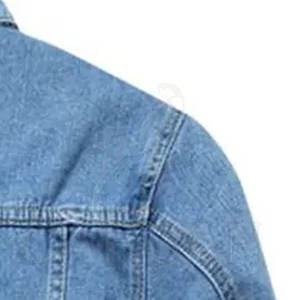 Veste en jean tendance style streetwear deux couleurs motif uni respirante séchage rapide pour homme veste de course élégante en jean - Product Image 4