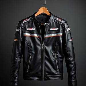 Veste d'équitation en cuir de vachette pleine fleur personnalisable prix d'usine - Product Image 4