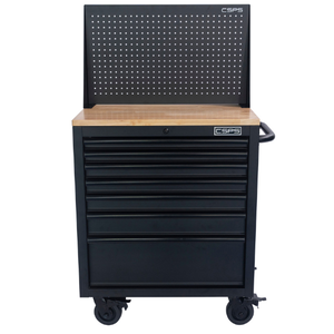 Taller de almacenamiento rodante de acero hecho en Vietnam de 76cm con 07 cajones Gabinete de herramientas manual para almacenes OEM aceptado - Product Image 4