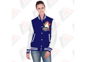 Blouson universitaire décontracté pour homme, style streetwear, en toile, col montant, avec logo personnalisé sur le devant, imperméable et respirant – Meilleure vente - Product Image 4