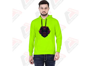 Sudadera con capucha para hombre Premium Ultra acogedora y cómoda 100% algodón bordado liso teñido con impresión Digital para invierno - Product Image 4