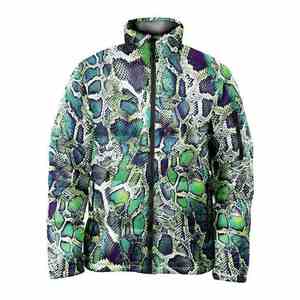 Women's Winter Warm Knitted Camouflage Sublimation Puffer <b>Jacket</b> 100% Polyester Fiber Filling Quick Dry Breathable Canvas Fabric - Product Image 3