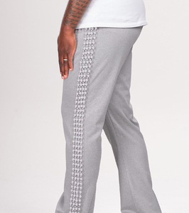Nueva moda para hombre Pearl Jogger Straight Fit pantalones holgados Rhinestone mezcla de algodón Sun Faded pantalones de chándal Vintage Wash Pantalones - Product Image 5