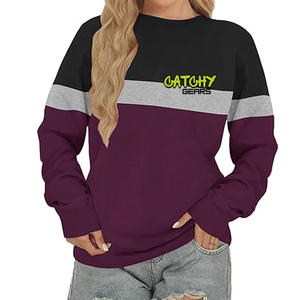 Sweat-shirt en polaire de qualité supérieure, col rond, tissu doux au toucher, pull décontracté d'hiver pour hommes et femmes, fournisseur en gros - Product Image 1