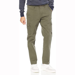 Men Straight Cargo Pants Low Cost Durable Cotton Tactical Multi Pocket <b>Trousers</b> for Heavy Duty <b>Work</b> Outdoor Trips Casual <b>Wear</b> - Product Image 2