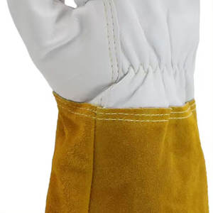 ถุงมือหนังวัว ถุงมือทำงานป้องกันมือสำหรับงานหนัก ถุงมือทำงานยานยนต์ ทนต่อการฉีกขาด - Product Image 5