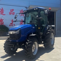 Tracteur agricole économique 75 CV 4x4 Stage V avec moteur YTO, châssis TB, certifié CE COC pour l'agriculture européenne