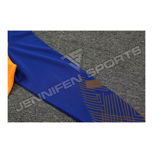High Quality 100% Polyester Fabric Men's Club Team Soccer Training Suit <b>Hoodie</b>+Trouser Set <b>Sublimation</b> Printed Sportswear - Product Image 4