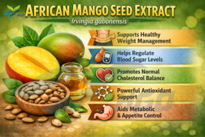 Suministro Directo de Fábrica HGO de Extracto Puro y Natural de Semilla de Mango Africano, Especificación de Grado Alimenticio, Relación de Extracción 5:1 10:1 20:1 - Product Image 5