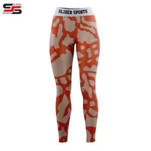 Couleur sublimée personnalisée Taille haute Yoga Active Wear Vêtements Leggings Impression par sublimation Logo sur le haut de la femme et Legging pour la salle de sport - Product Image 2