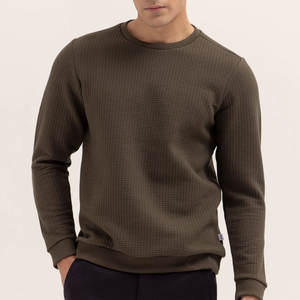 สเวตเชิ้ตผู้ชายย้อมสีล้วนผ้าฝ้าย100% ออกแบบโลโก้ได้ตามต้องการ - Product Image 2