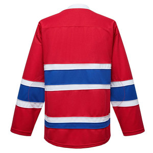Diseño de camiseta de hockey personalizado con logotipo de equipo Ropa de hockey sobre hielo Uniforme de camiseta de hockey universitario personalizado completo - Product Image 2