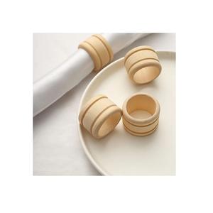 Luxury Hotel Tabletop Dinnerware Wooden Napkin <b>Holder</b> Handmade Decorative Custom Seller Modern Napkin <b>Ring</b> - Product Image 3