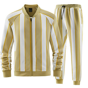 Tenues athlétiques actives du fabricant sur mesure pour femmes, survêtement uni à manches longues et à fermeture éclair complète, 2 ensembles de survêtements personnalisés - Product Image 1