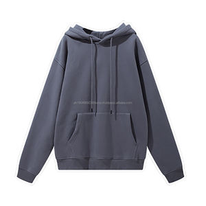 Sweat à capuche d'hiver personnalisé pour homme, 100% coton polaire, poids lourd, taille plus, surdimensionné, fermeture éclair, respirant, séchage rapide, pull unisexe - Product Image 1