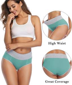 กางเกงในสตรีไซส์ใหญ่เอวสูง รุ่นโมเดิร์นลิฟท์ ผ้าฝ้ายสัมผัสนุ่ม ยืดหยุ่น ระบายอากาศดี รองรับอย่างอ่อนโยน ปกปิดเต็มตัว ใส่ได้ทุกวัน - Product Image 2