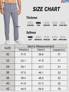 Pantalones de golf para hombre, ropa deportiva para exteriores, tela elástica, pantalones transpirables de secado rápido para deportes del fabricante de Vietnam - Product Image 5