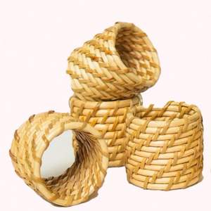 ห่วงรัดผ้าเช็ดปากหวายประดับโต๊ะ - Product Image 6