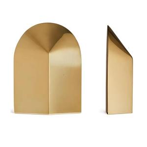 Luxus Metall Galvanik Denker Buchs tütze Dekoration Bücher stopper Personal isierte Großhandel Buchs tütze Einzigartige Phantasie vernickelt - Product Image 2