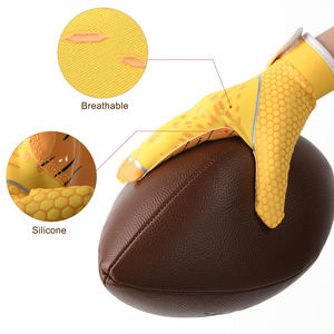Gants de football à forte adhérence pour un attrapage puissant, confortables, respirants, adaptés à l'entraînement, à la pratique et aux matchs pour les jeunes et les adultes - Product Image 6