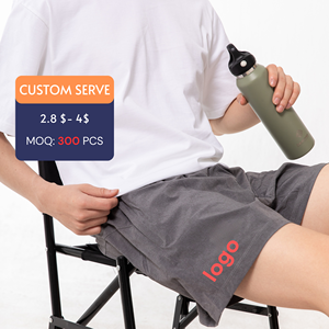 Pantalones Cortos Cargo Formales Personalizados para Hombre, 100% Poliéster, Secado Rápido, Cierre de Cremallera, Cintura Media, Estampado Vintage, Servicio OEM - Product Image 1